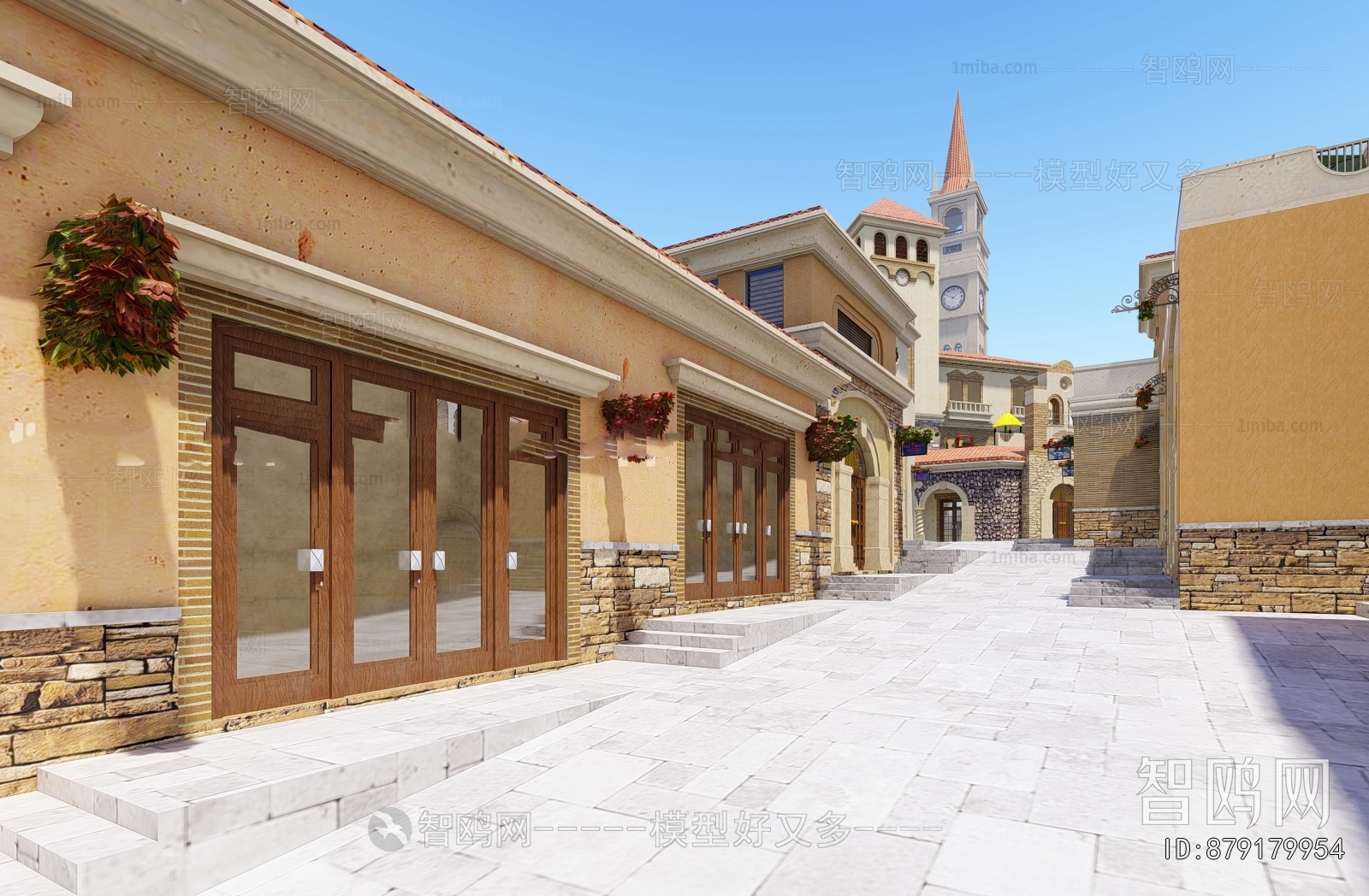 New Chinese Style Appearance Of Commercial Building