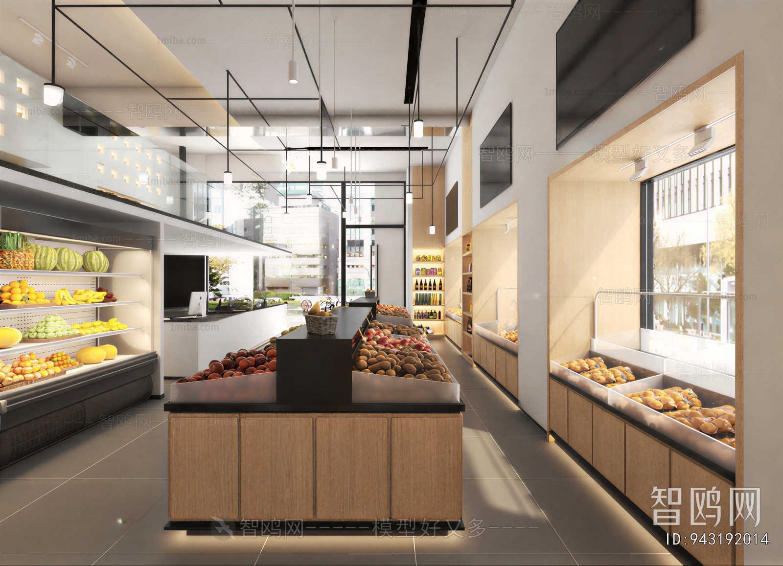 Modern Fruit Shop