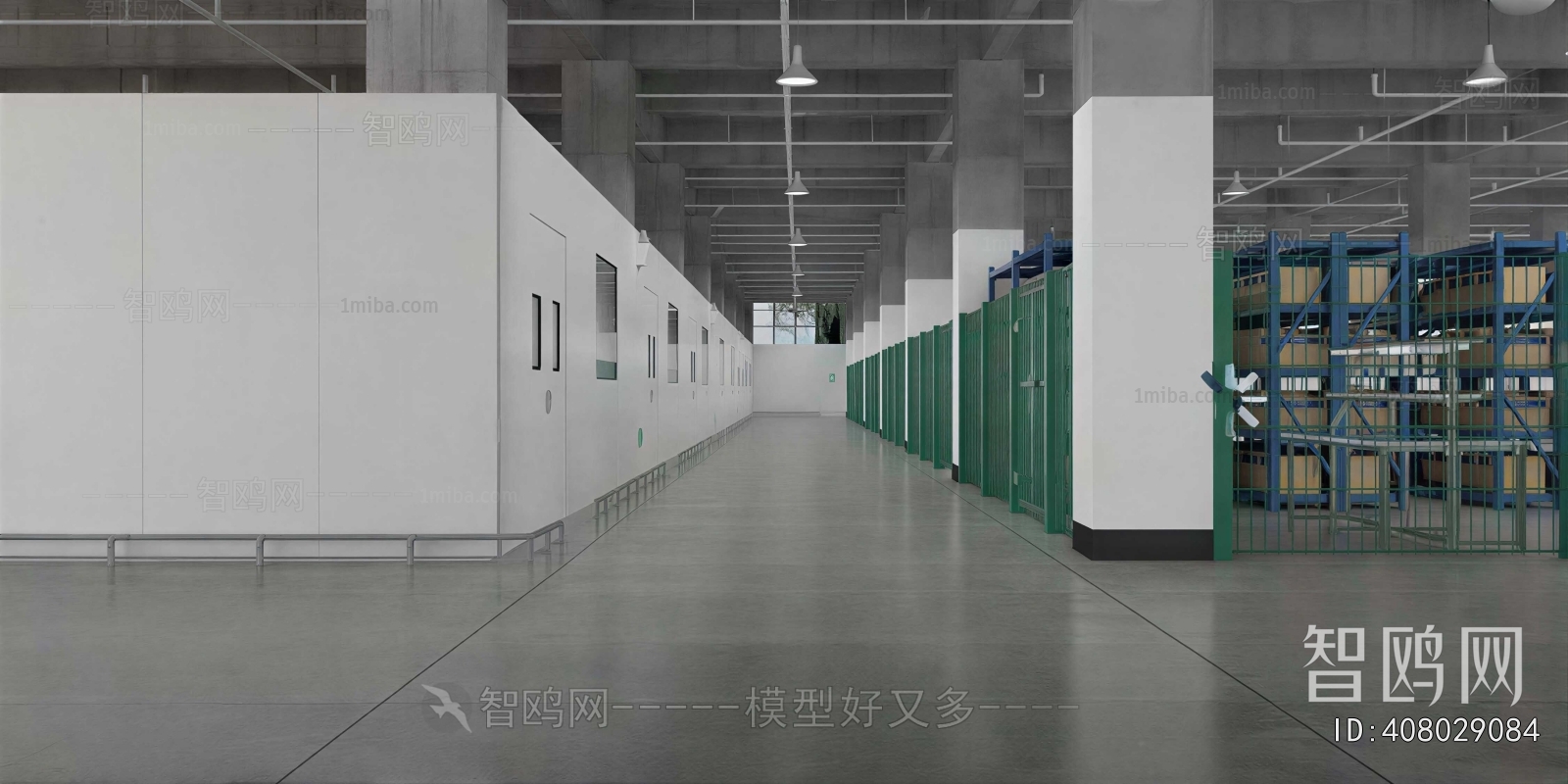 Modern Factory Floor/warehouse