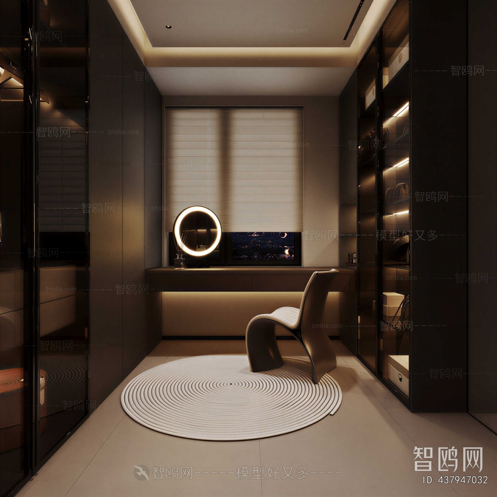 Modern Clothes Storage Area