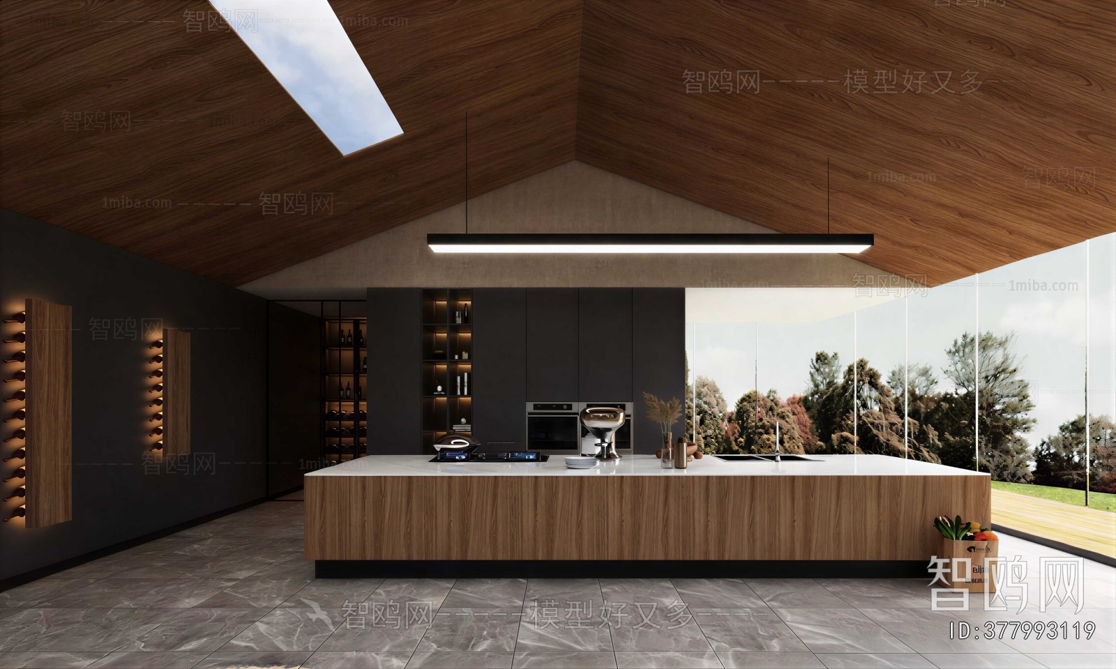 Modern Open Kitchen