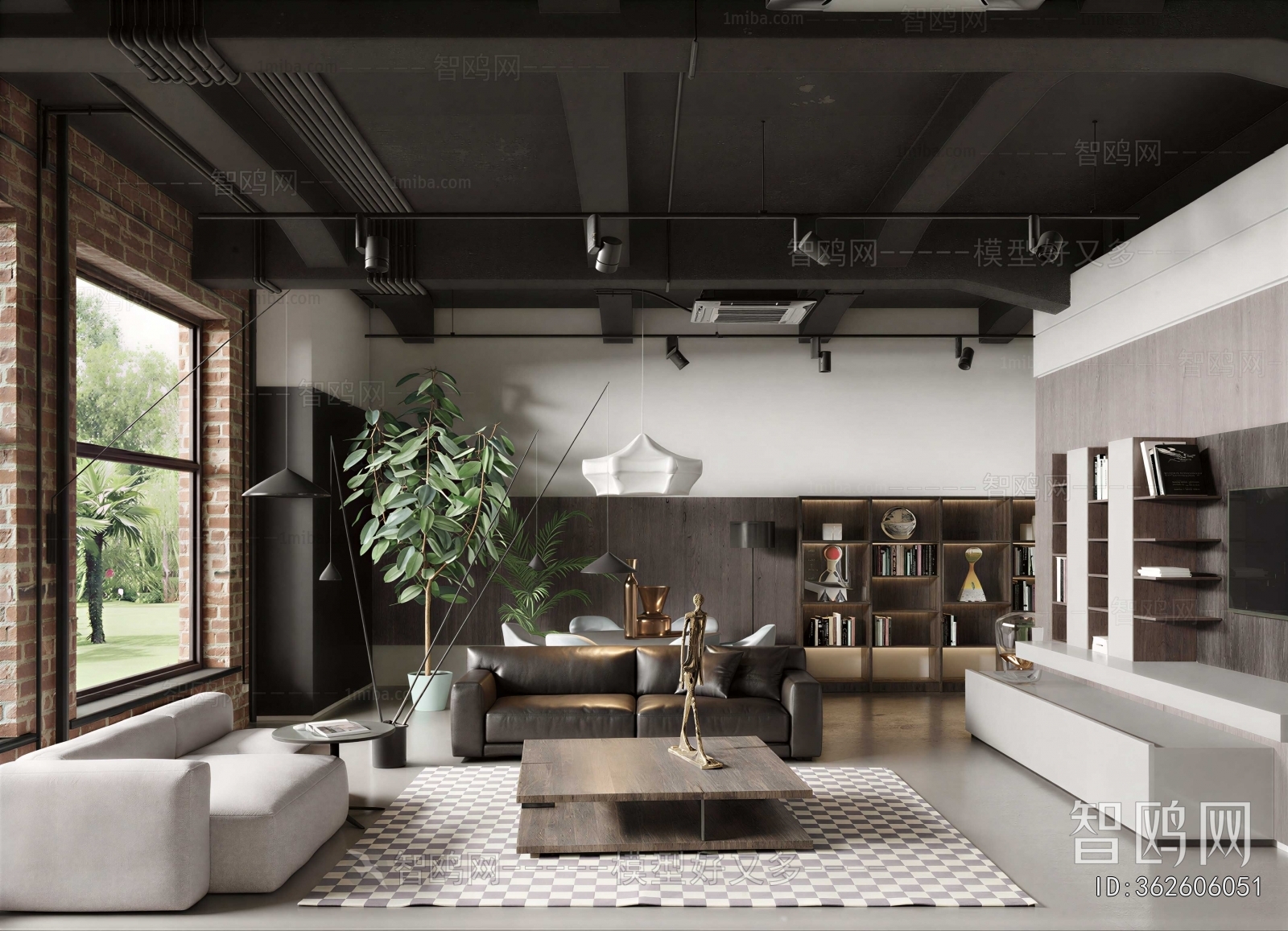 Industrial Style A Living Room