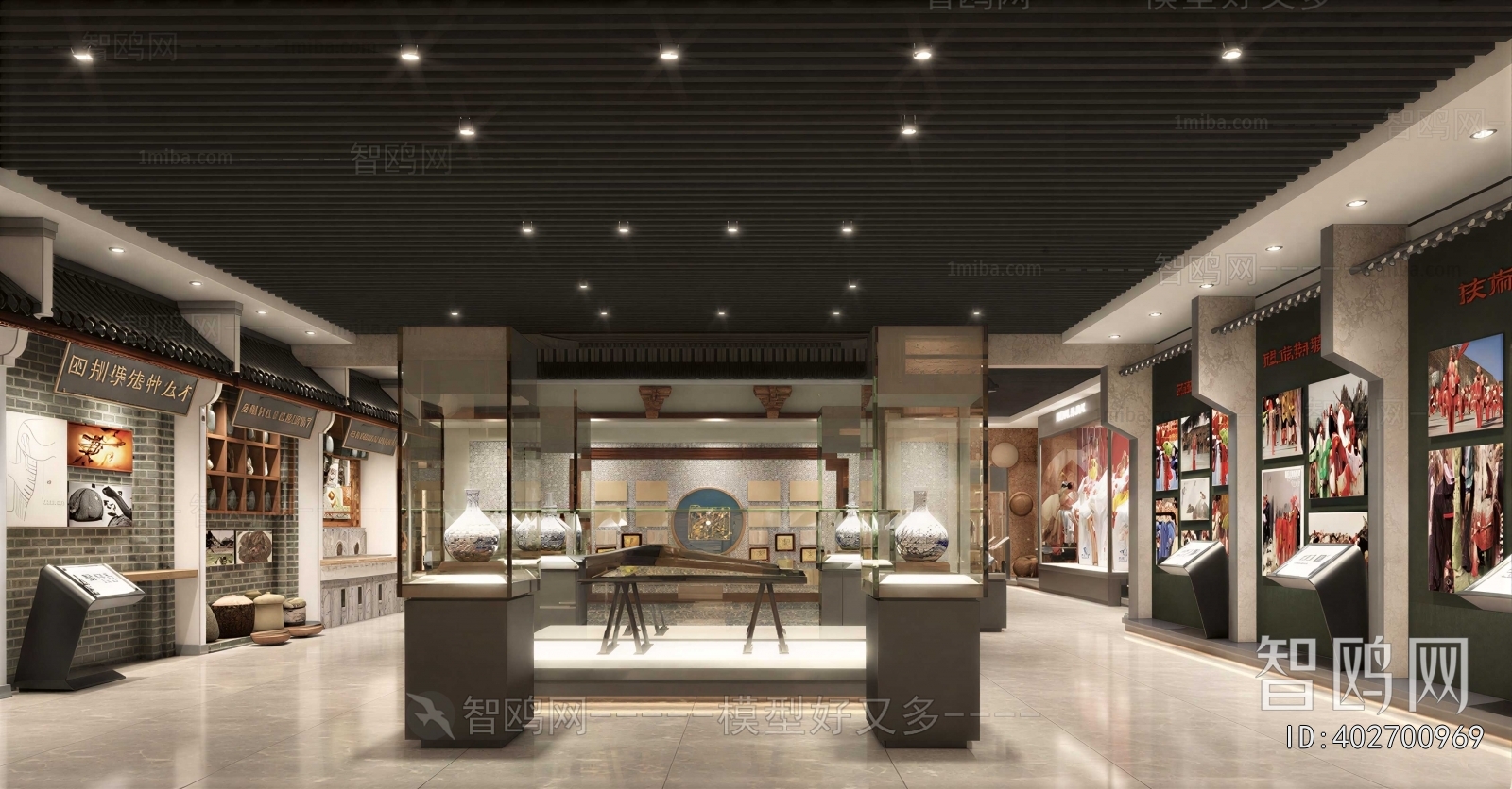 New Chinese Style Exhibition Hall