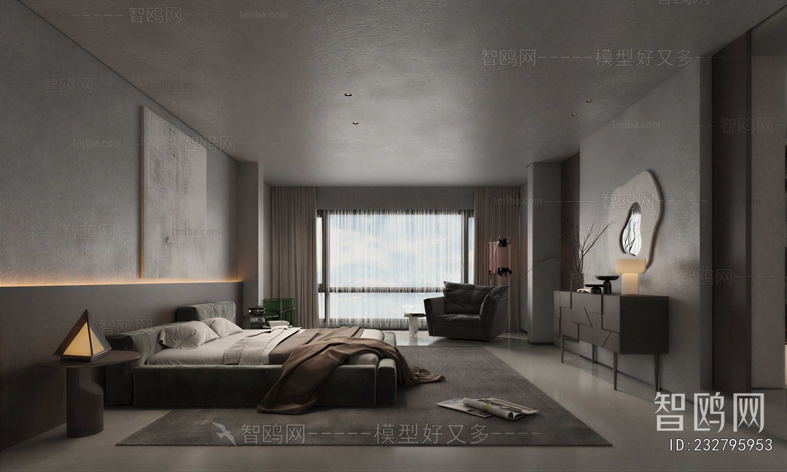 Wabi-sabi Style Bedroom