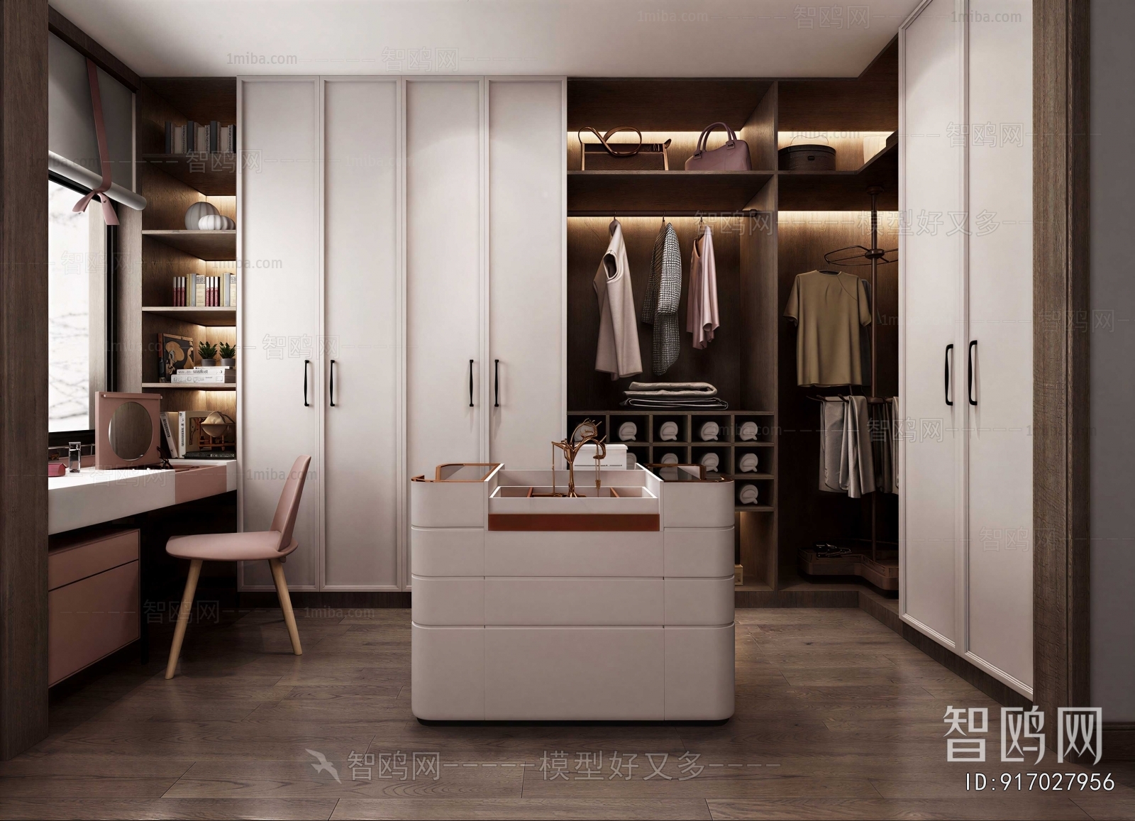 Modern Clothes Storage Area