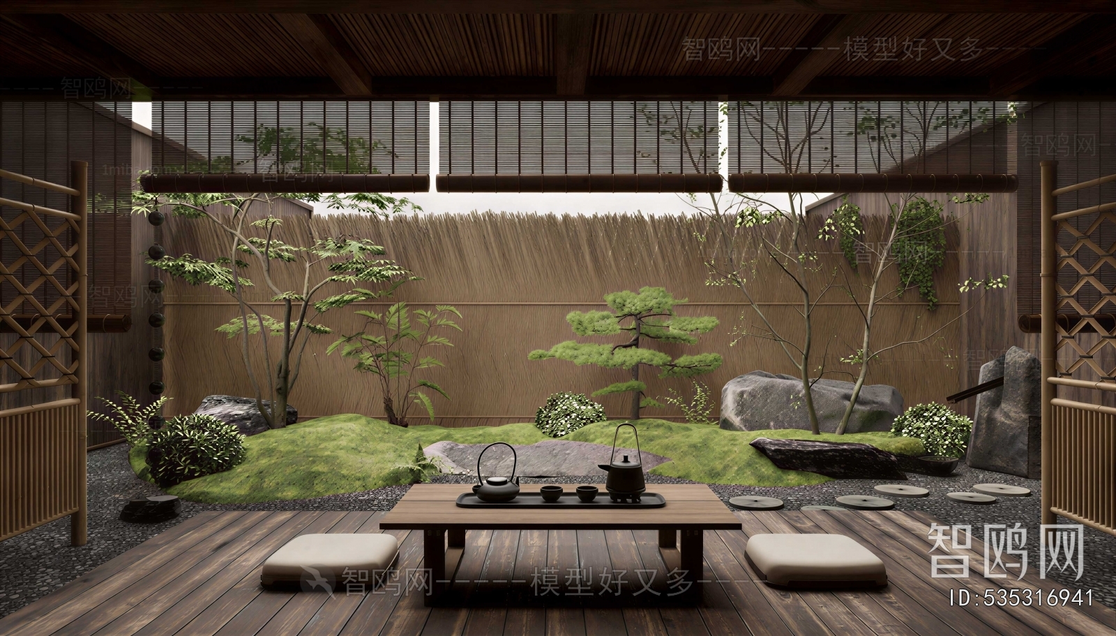 Japanese Style Courtyard/landscape