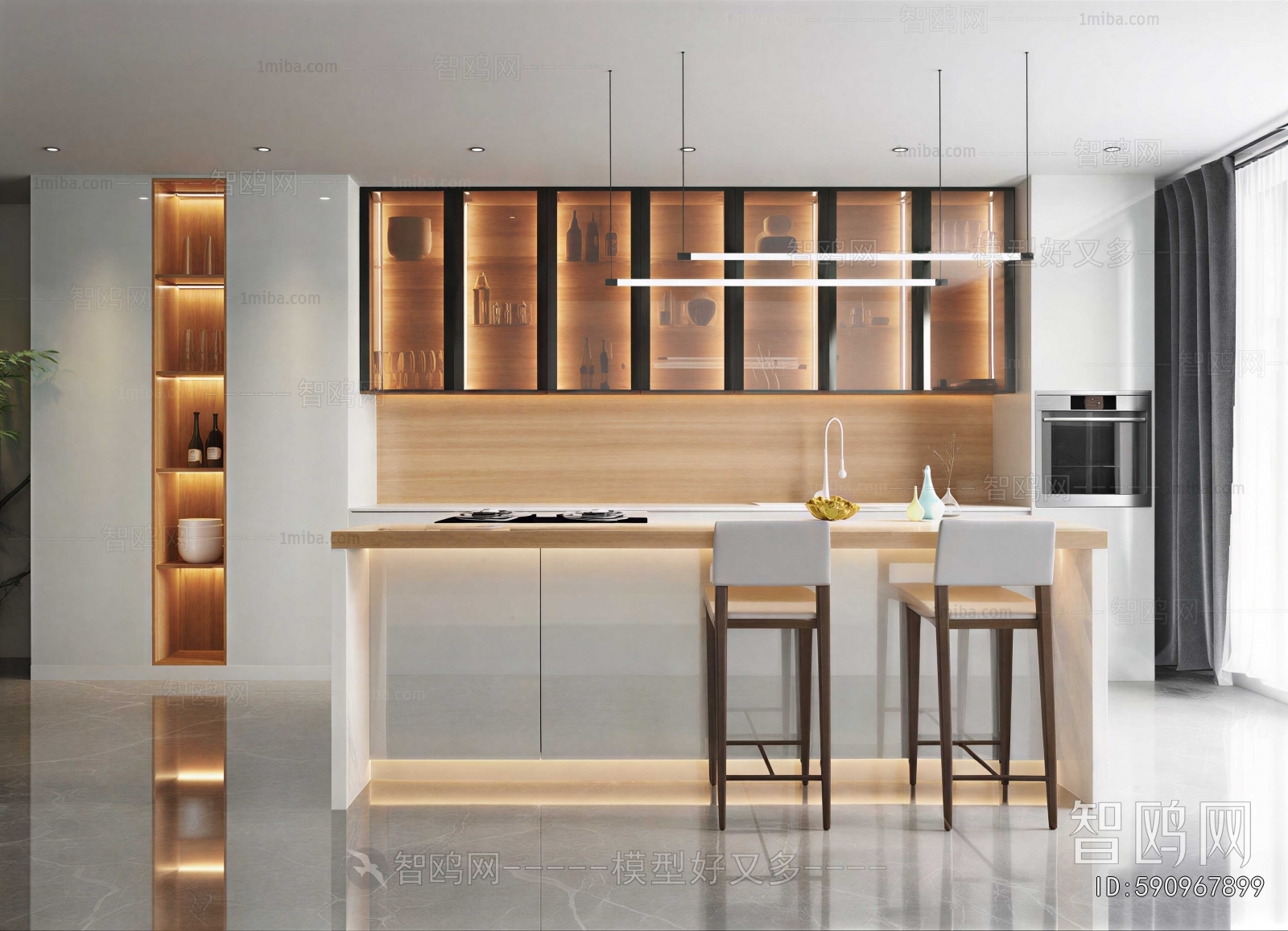 Modern The Kitchen