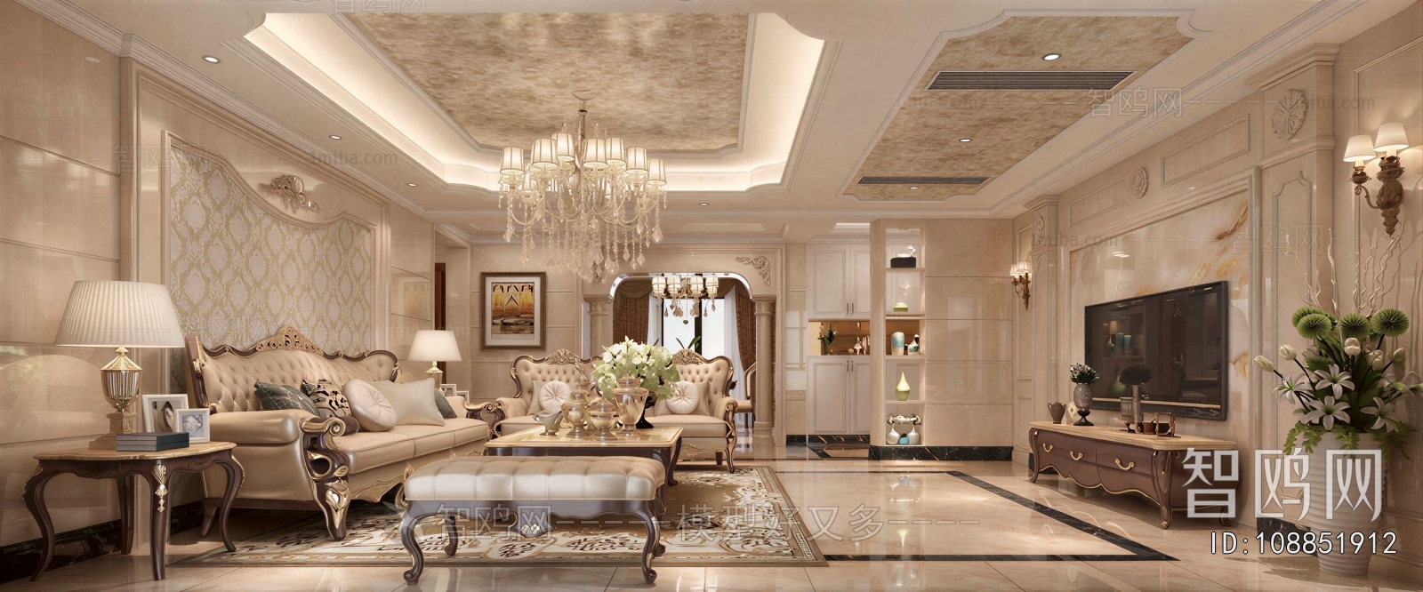 European Style A Living Room