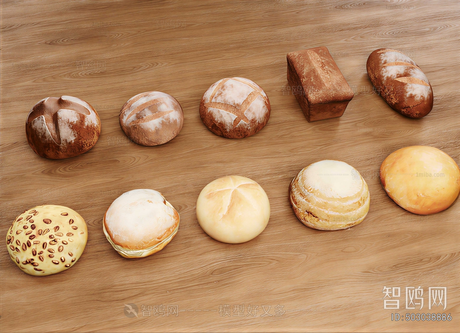 Modern Bread Cake