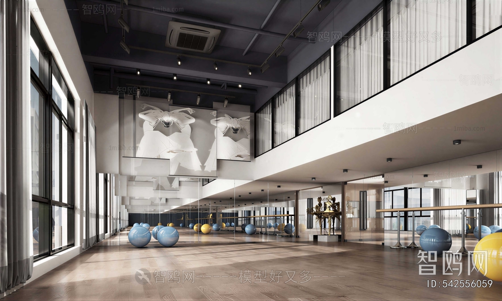 Modern Yoga Room