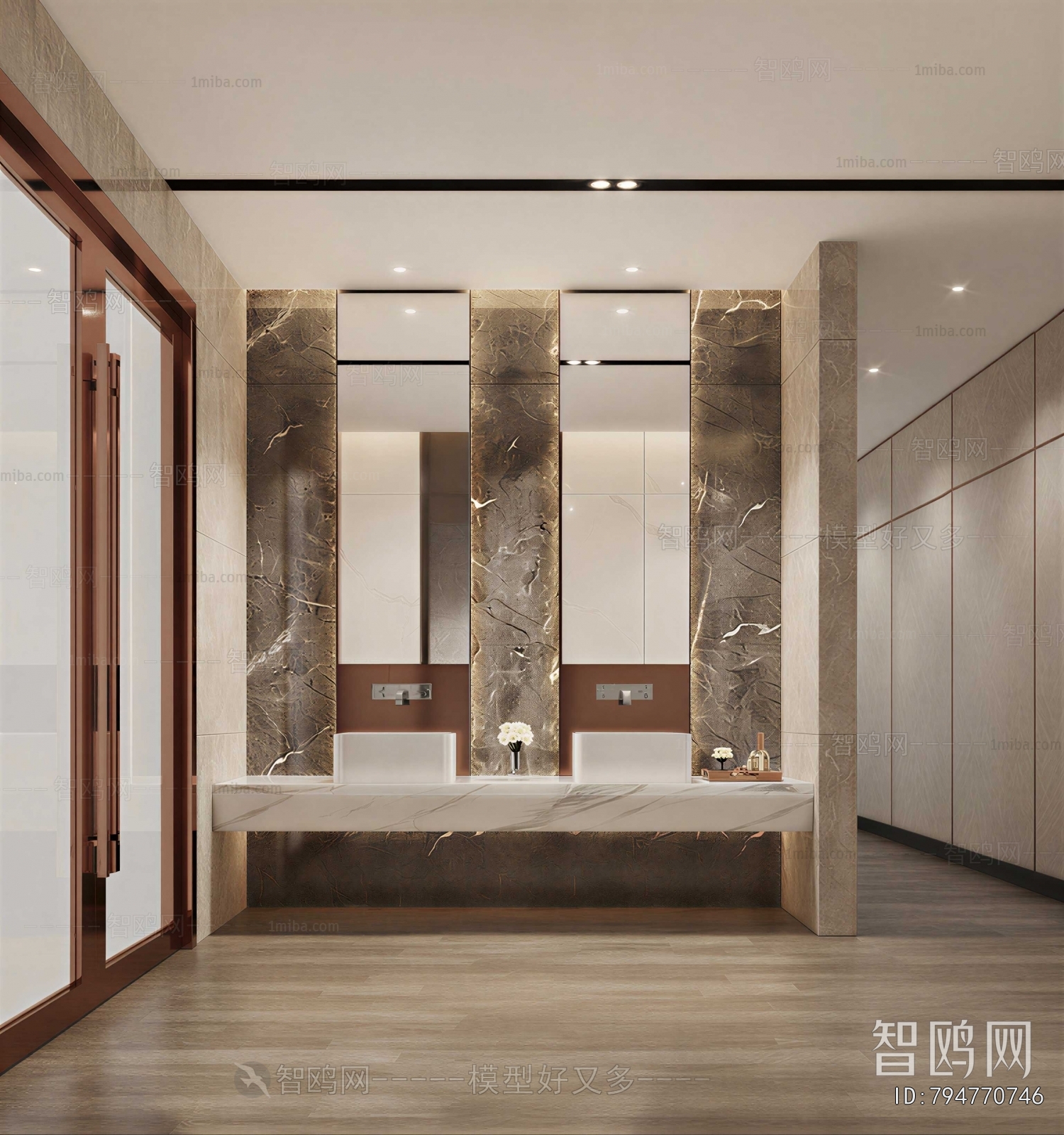 Modern Public Toilet