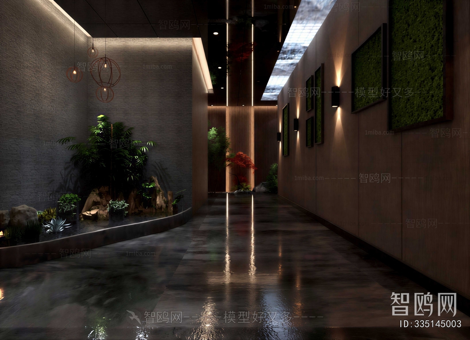 New Chinese Style Corridor