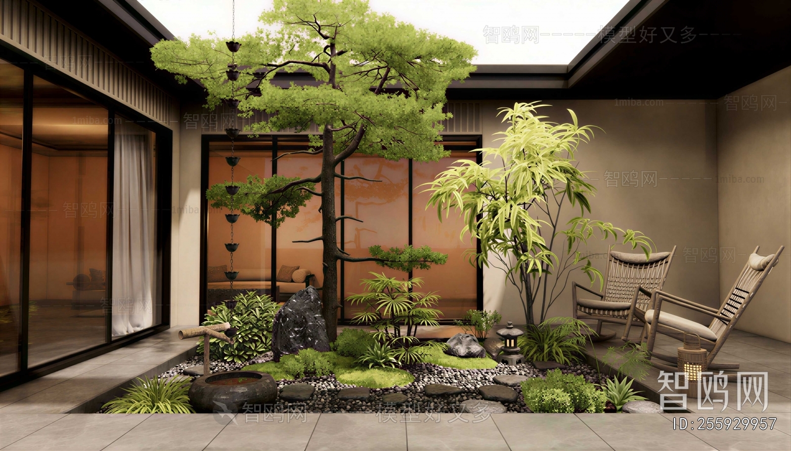Japanese Style Courtyard/landscape