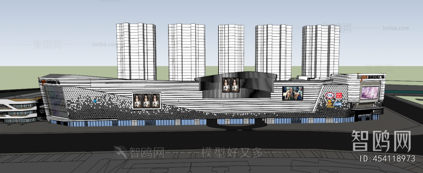 Modern Appearance Of Commercial Building