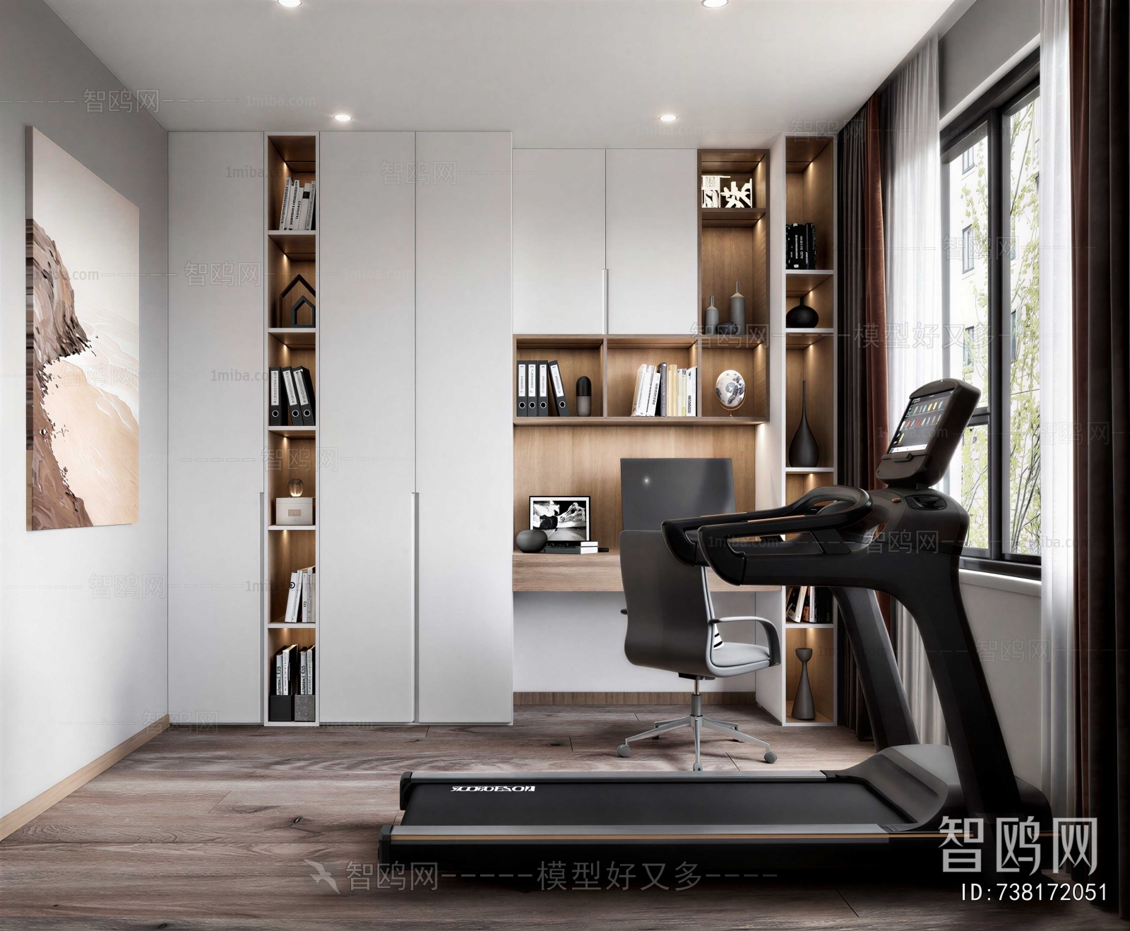 Modern Home Fitness Room