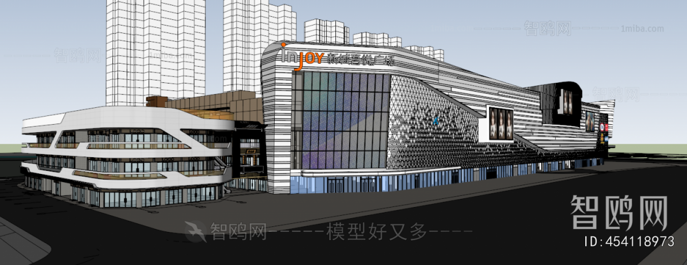 Modern Appearance Of Commercial Building
