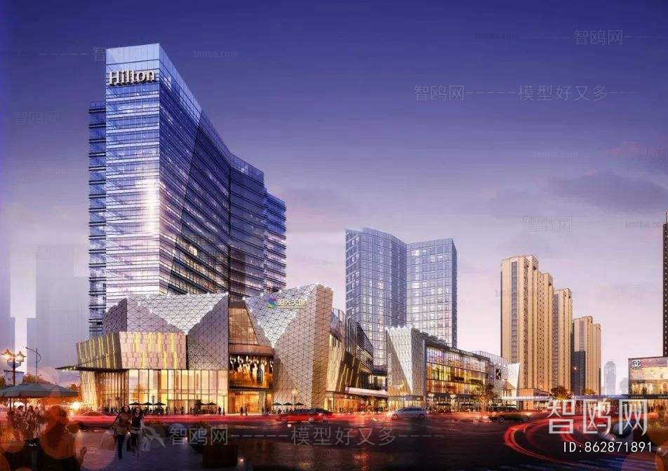 Modern Appearance Of Commercial Building