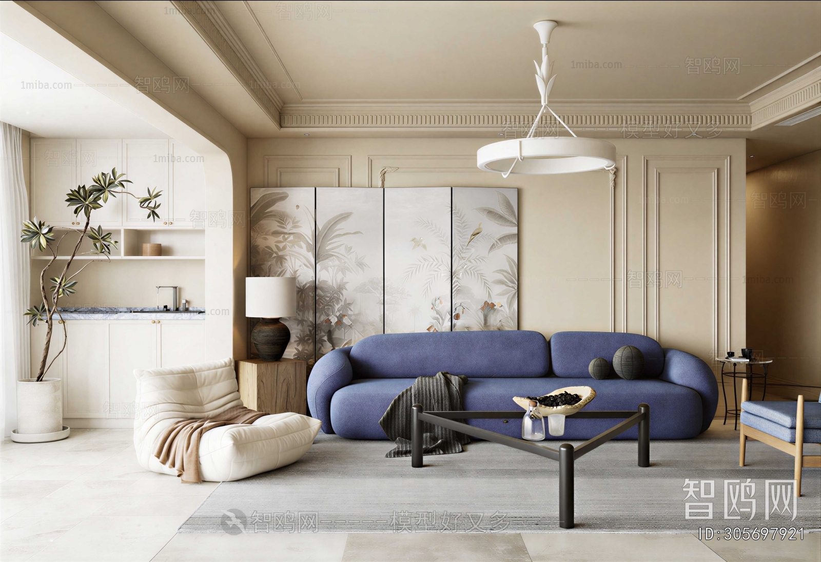 French Style A Living Room