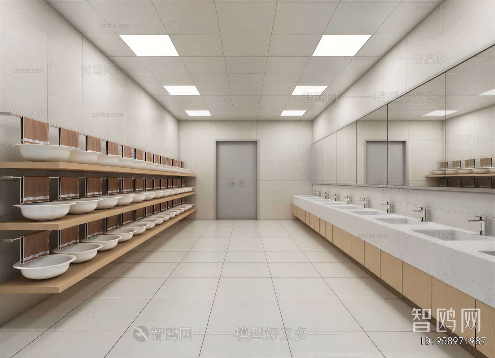 Modern Public Toilet