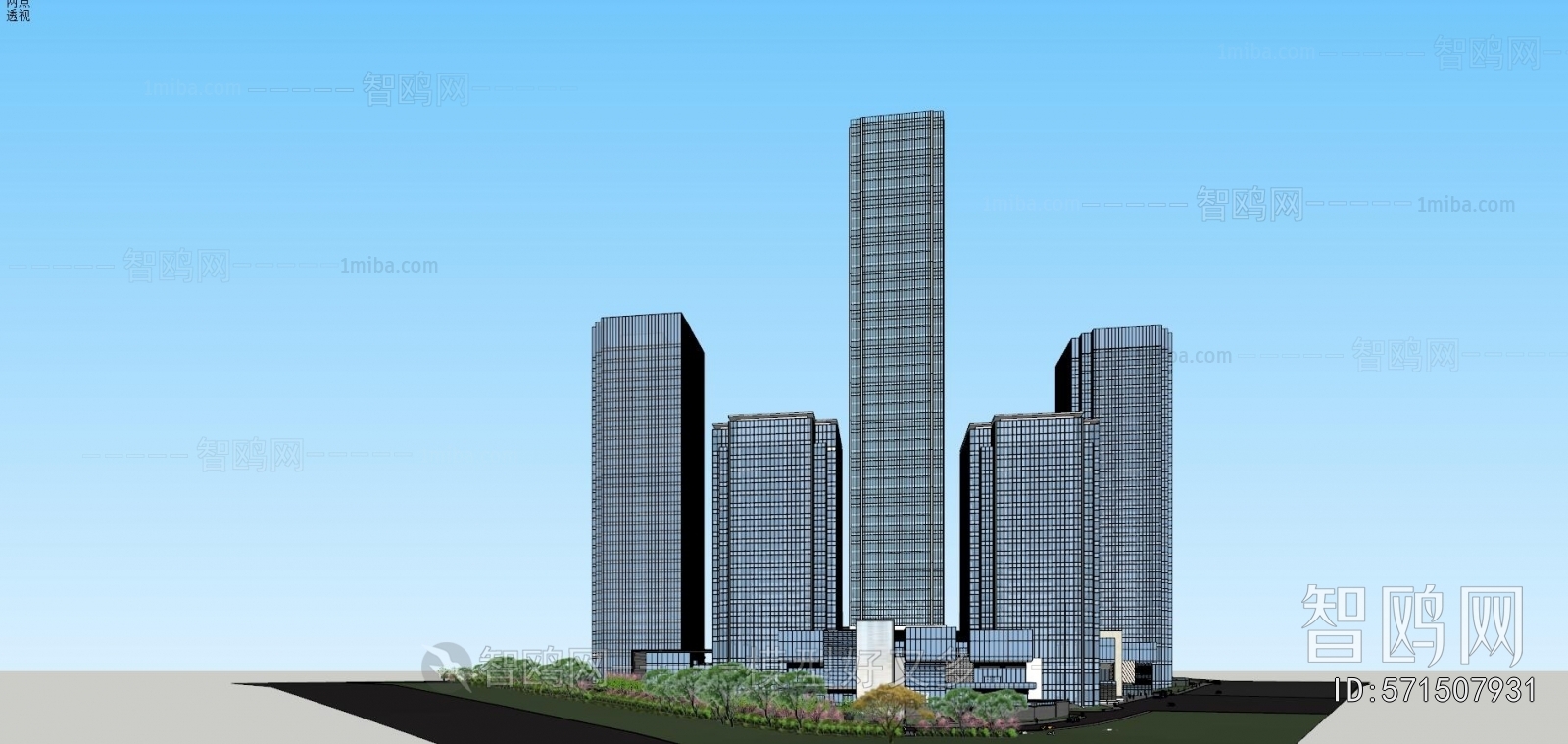 Modern Appearance Of Commercial Building