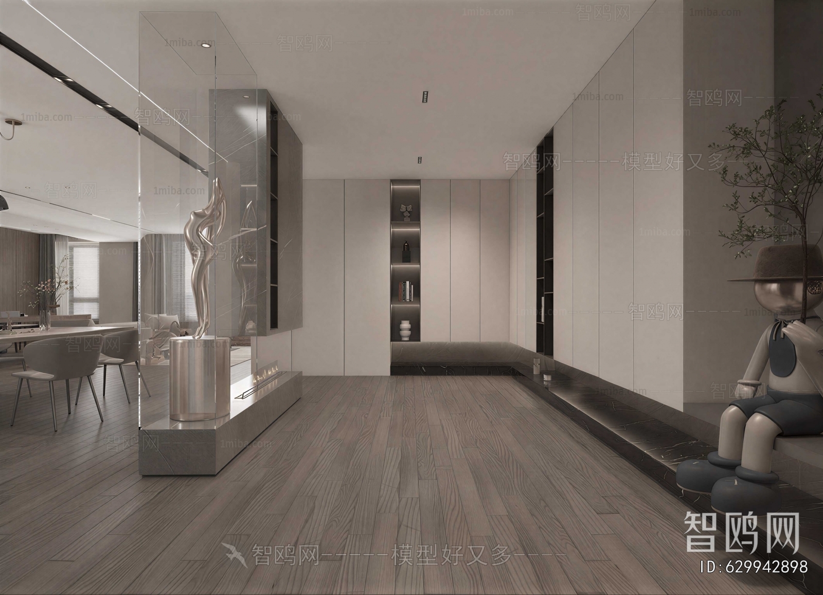 Modern Hallway