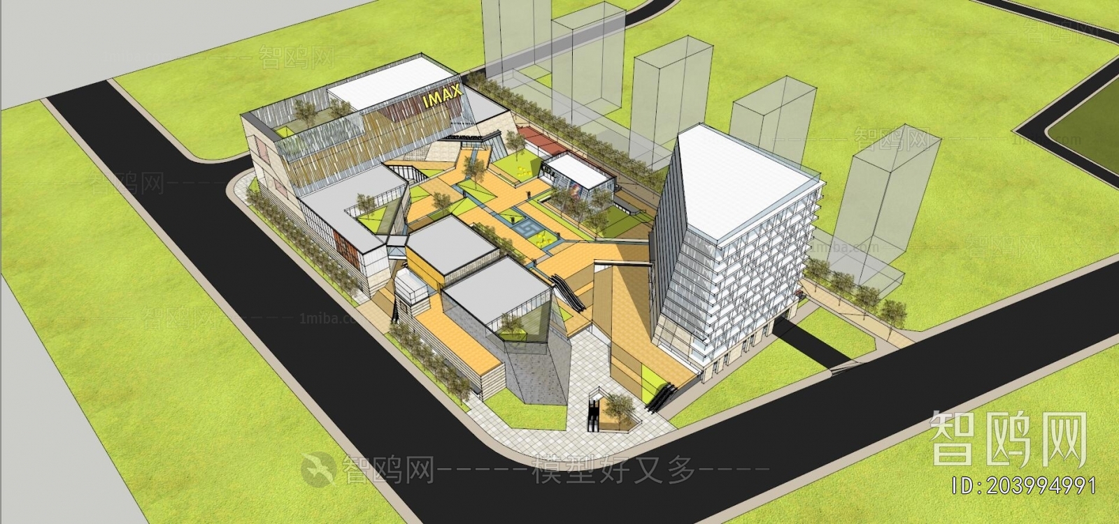 Modern Appearance Of Commercial Building