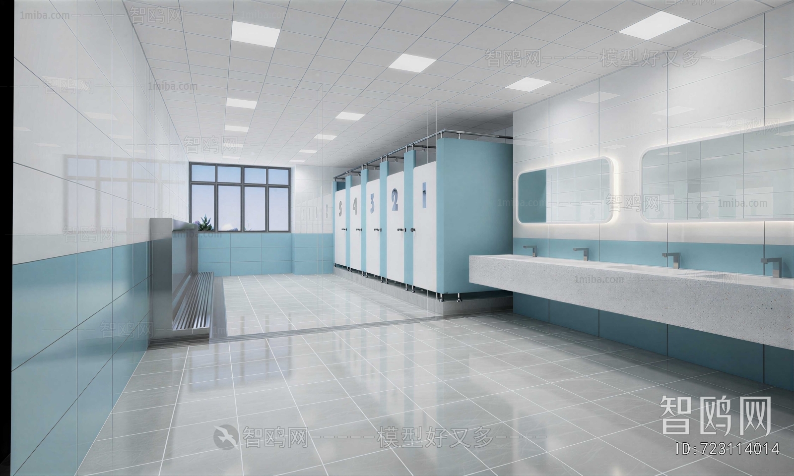 Modern Public Toilet