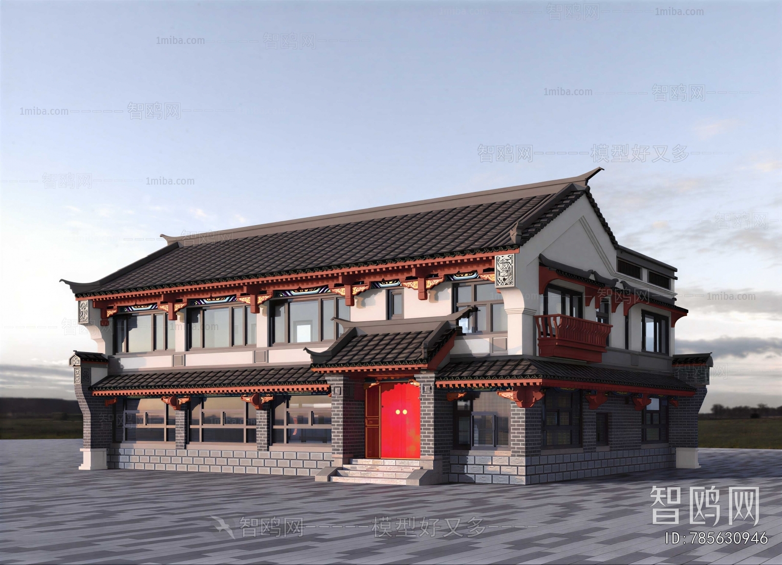 Chinese Style Ancient Architectural Buildings