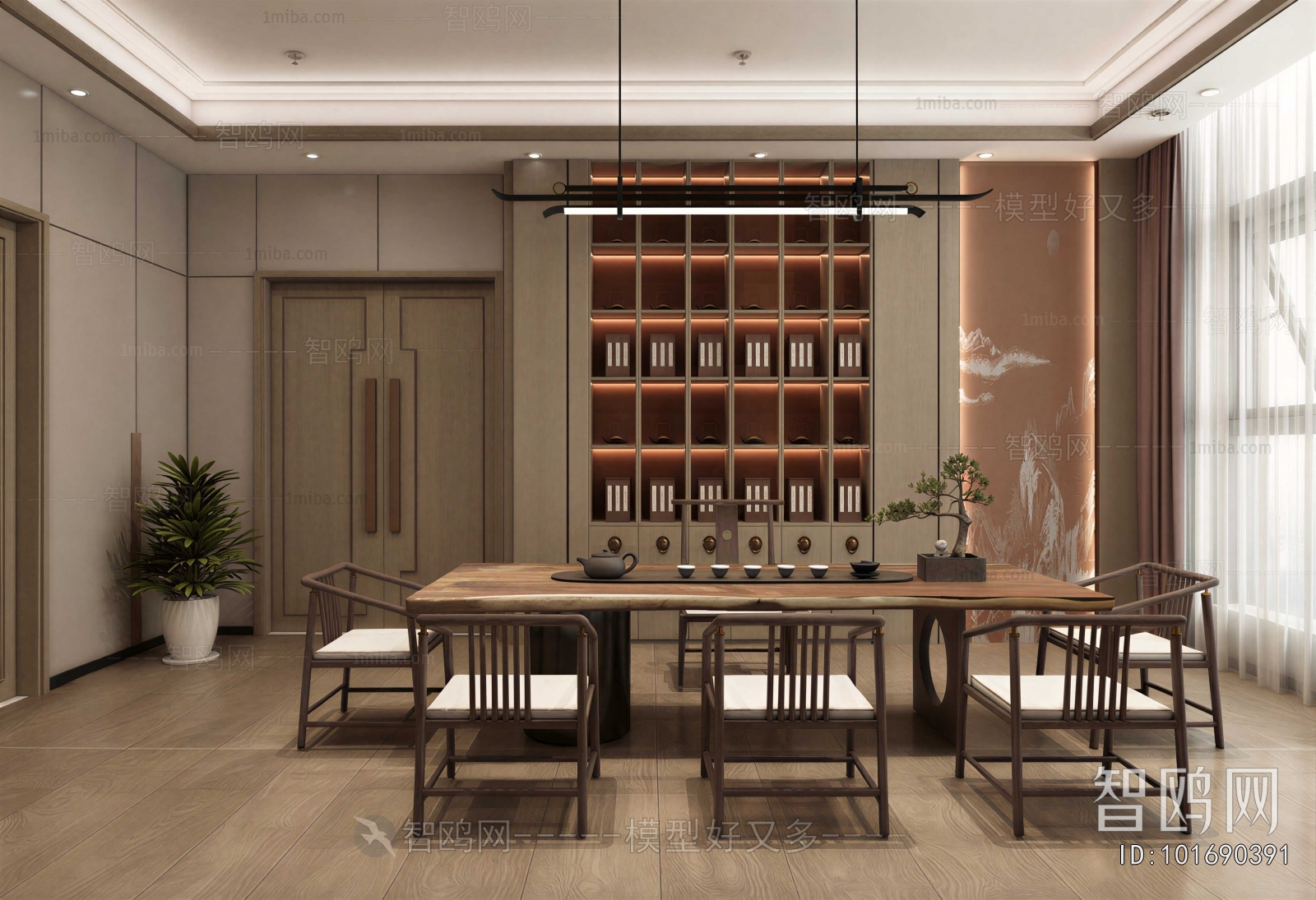 New Chinese Style Teahouse Tea House
