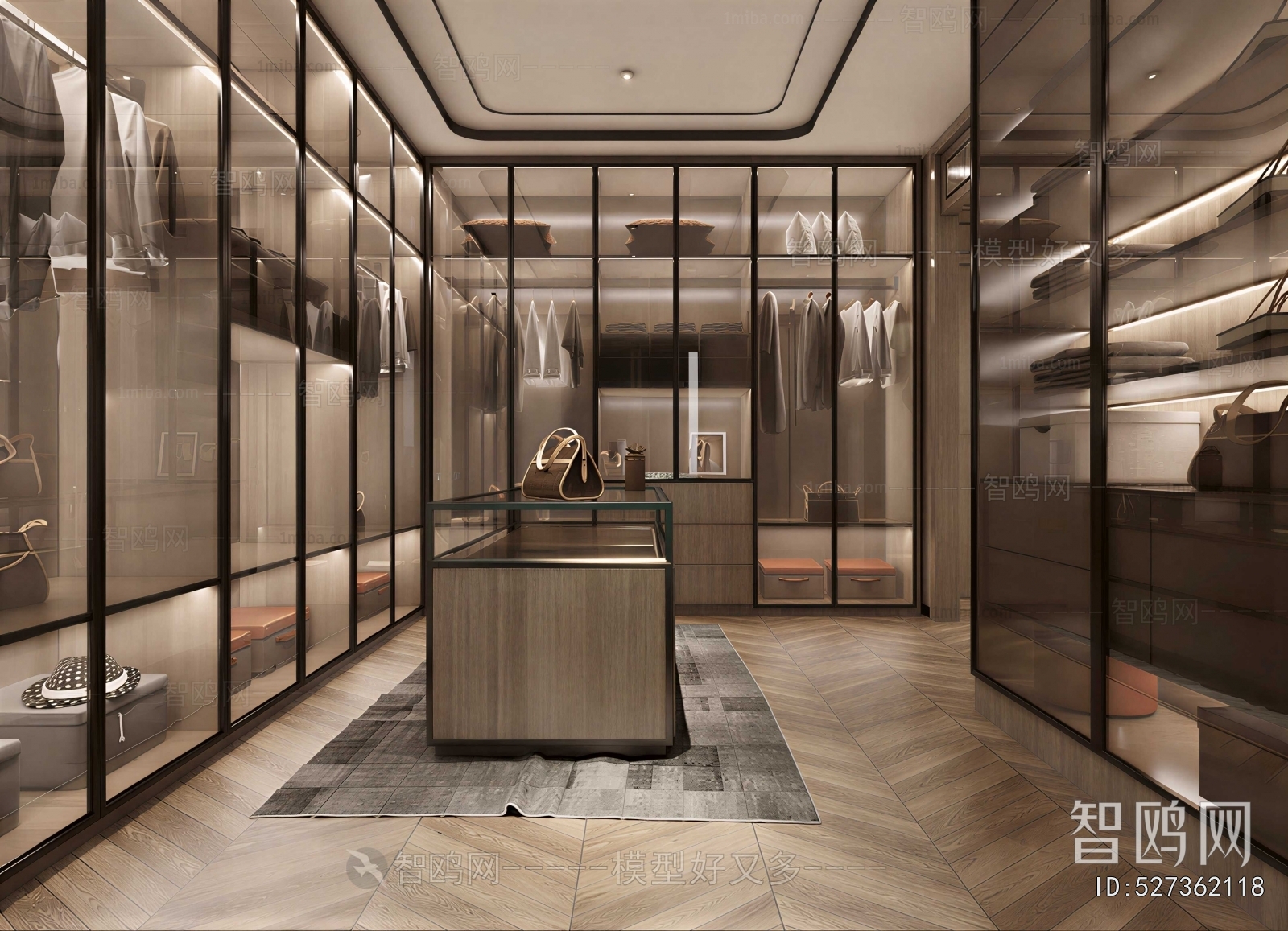 Modern Clothes Storage Area