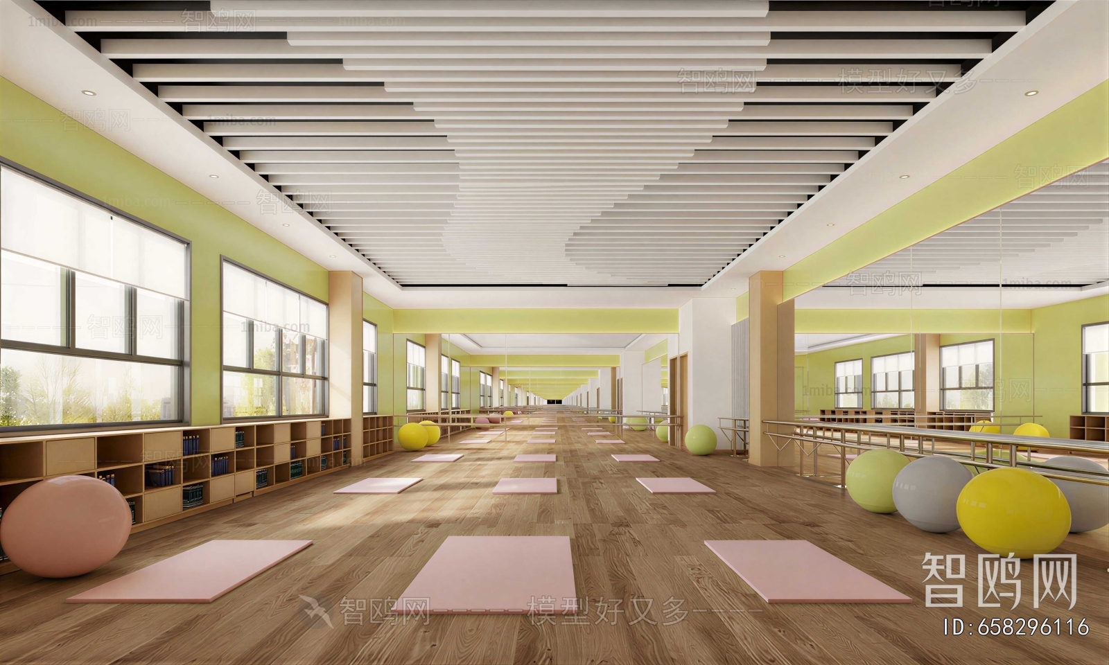 Modern Yoga Room
