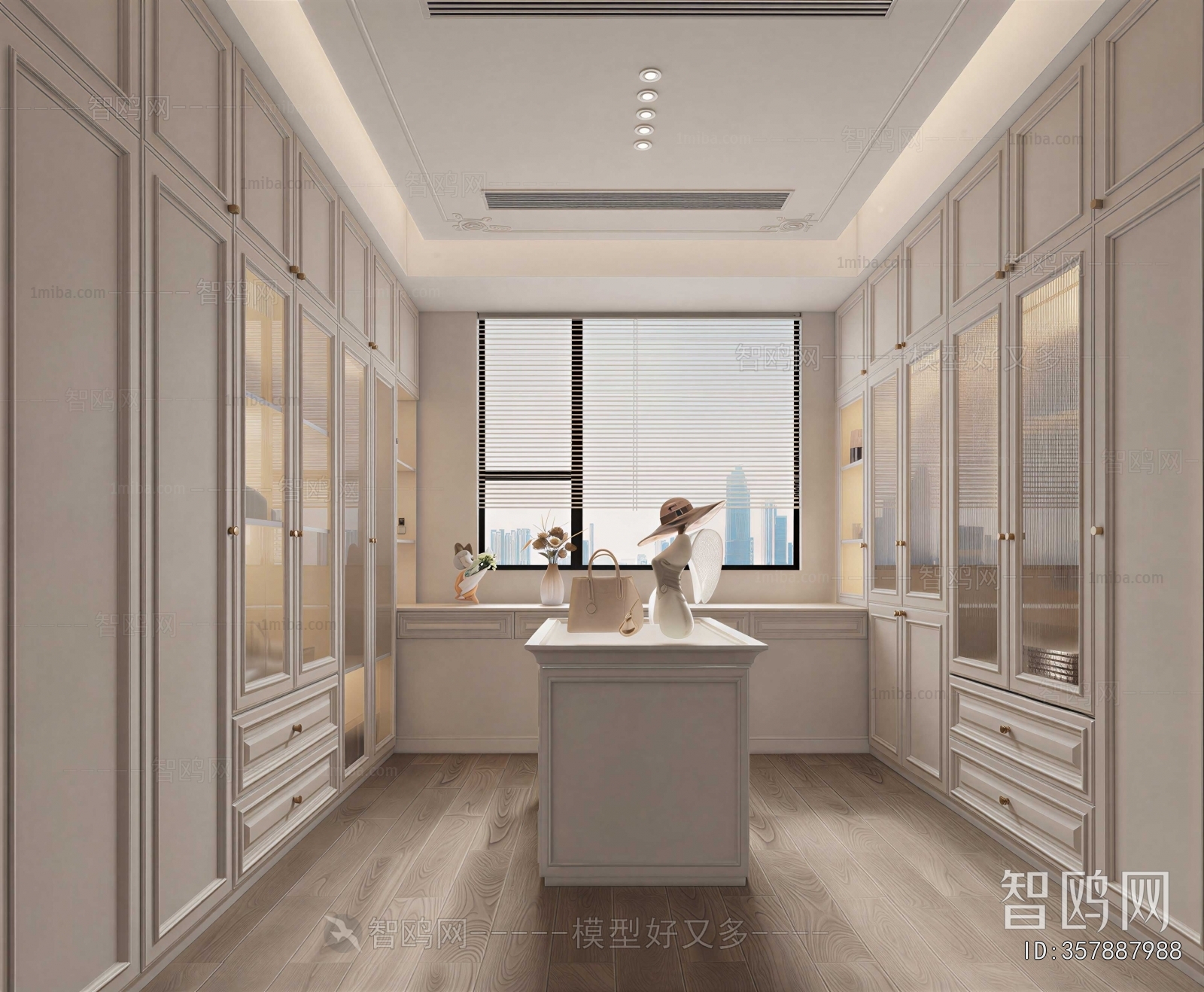 Modern Clothes Storage Area