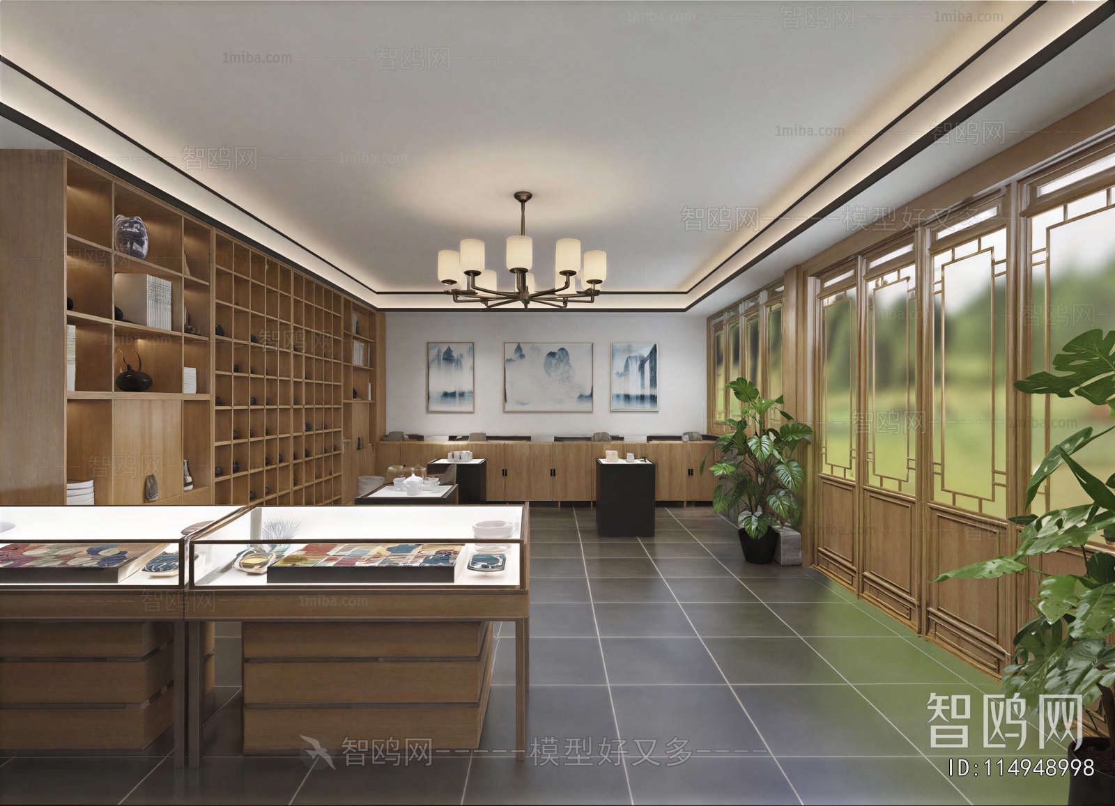 New Chinese Style Exhibition Hall
