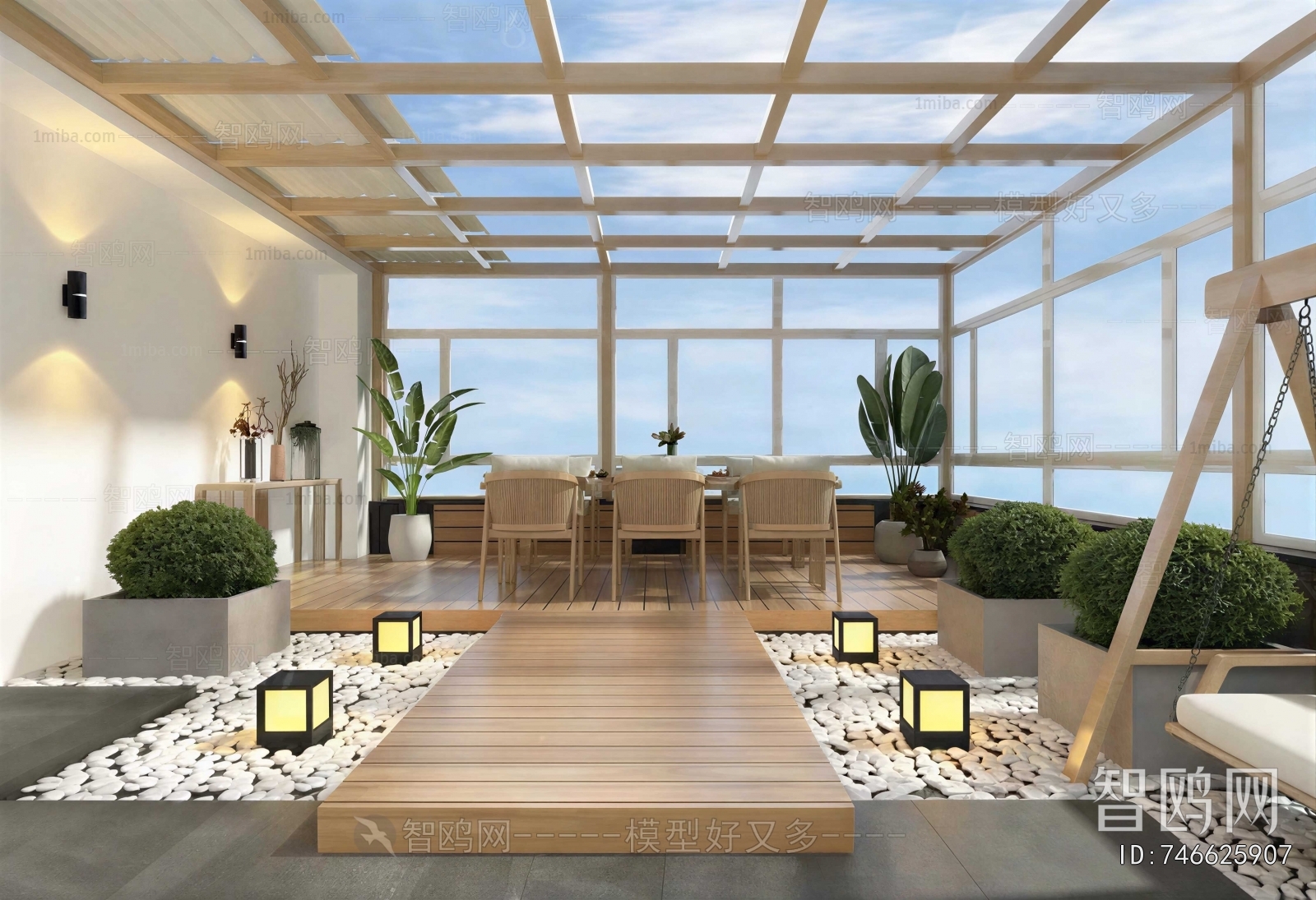 Modern Glass Sun Room