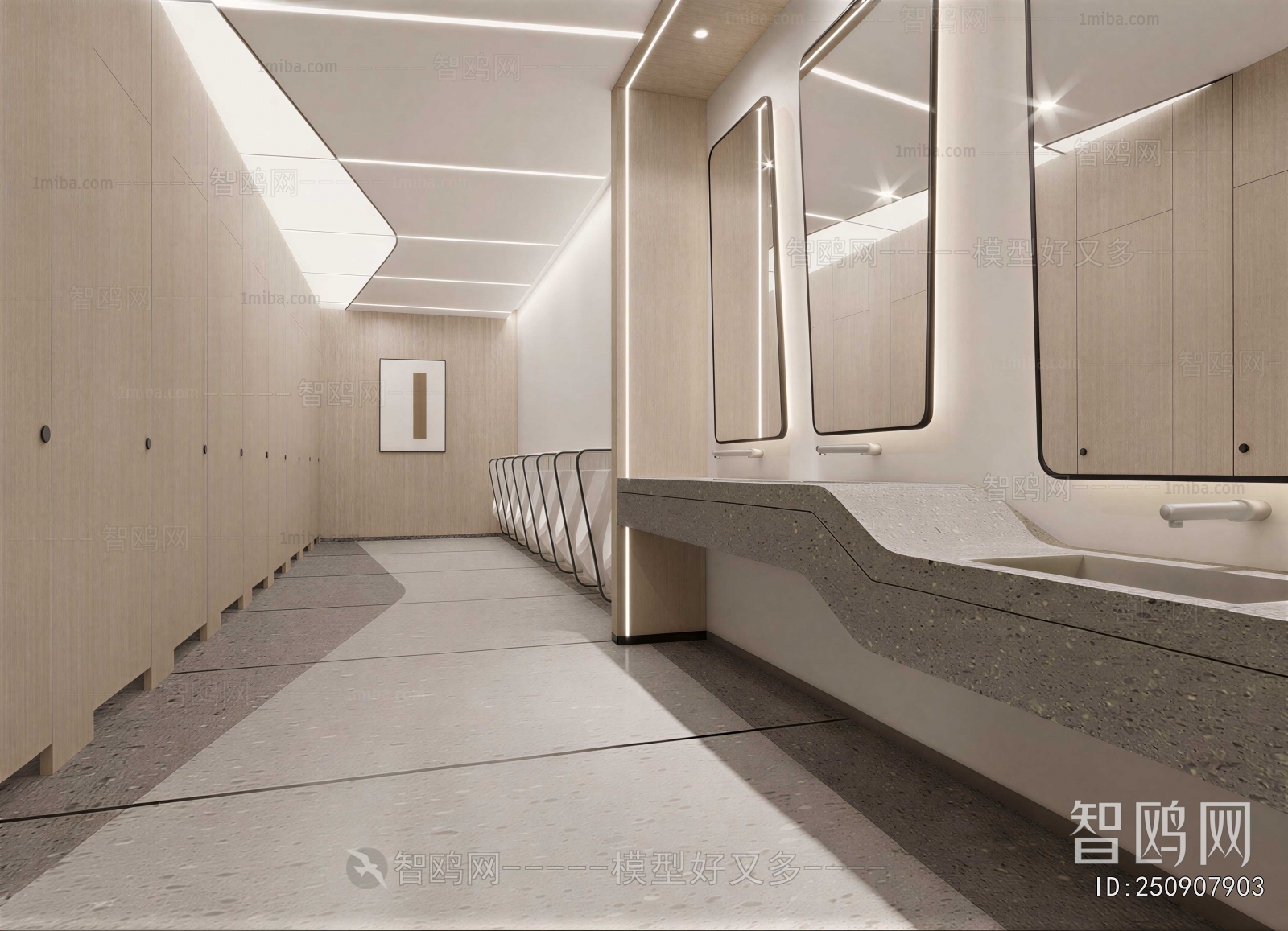 Modern Public Toilet