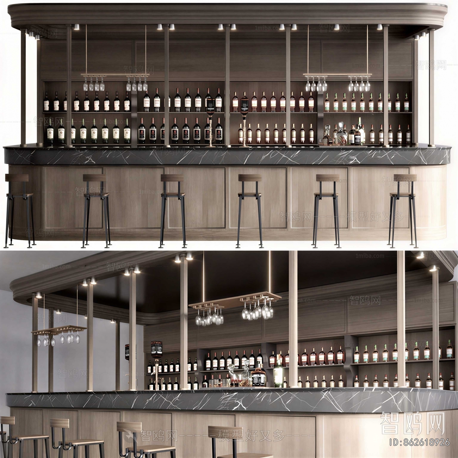 Modern Counter Bar