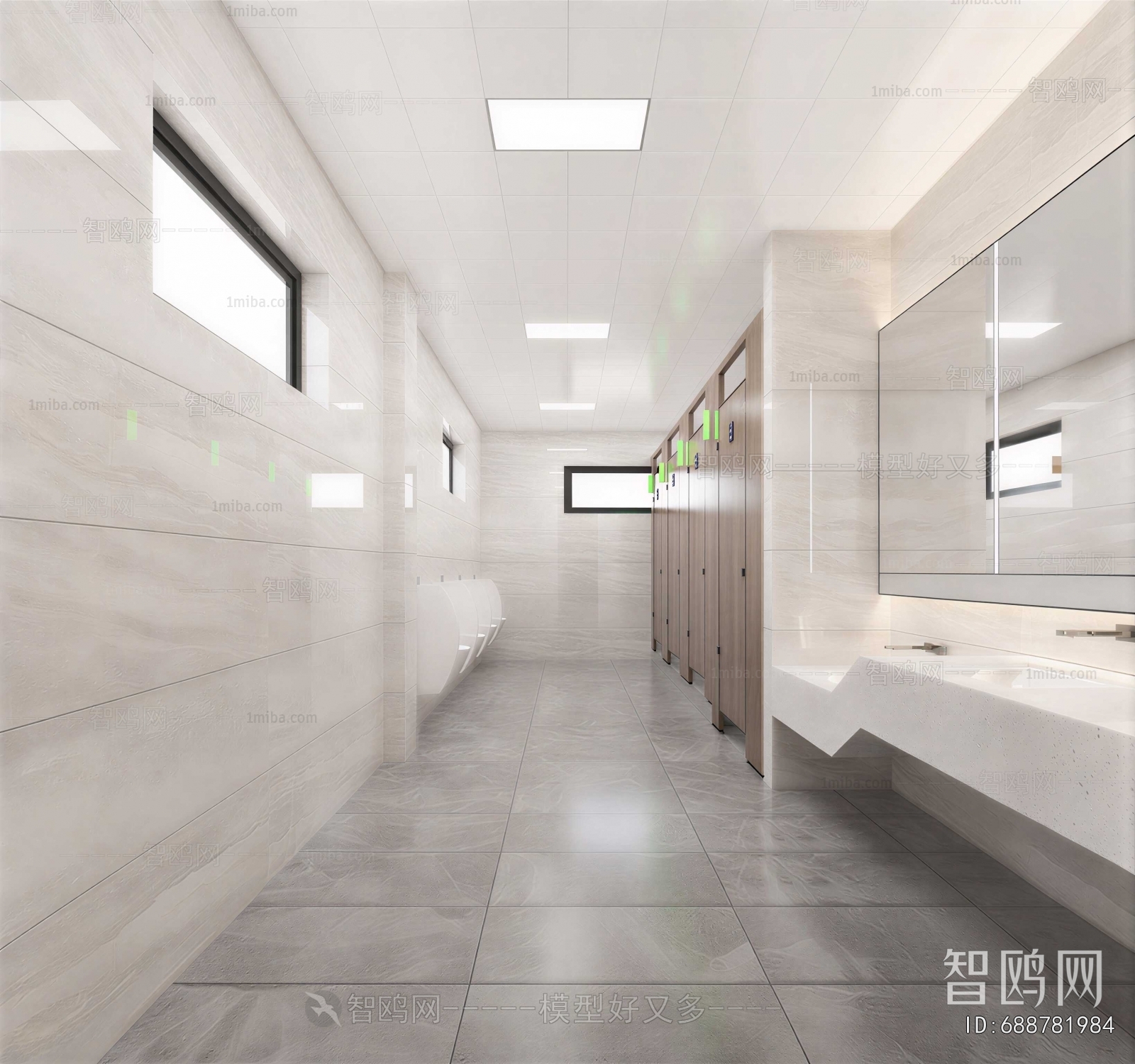 Modern Public Toilet