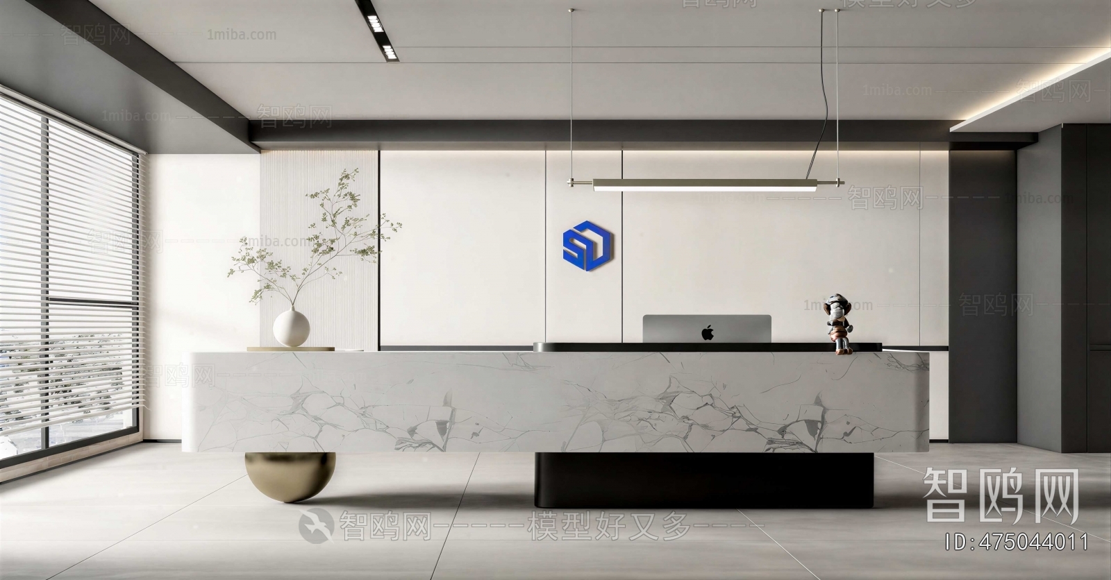 Modern Office Reception Desk