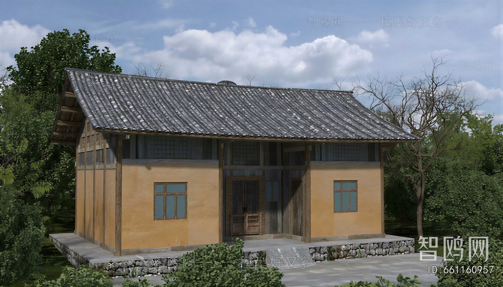 Chinese Style Residential Building