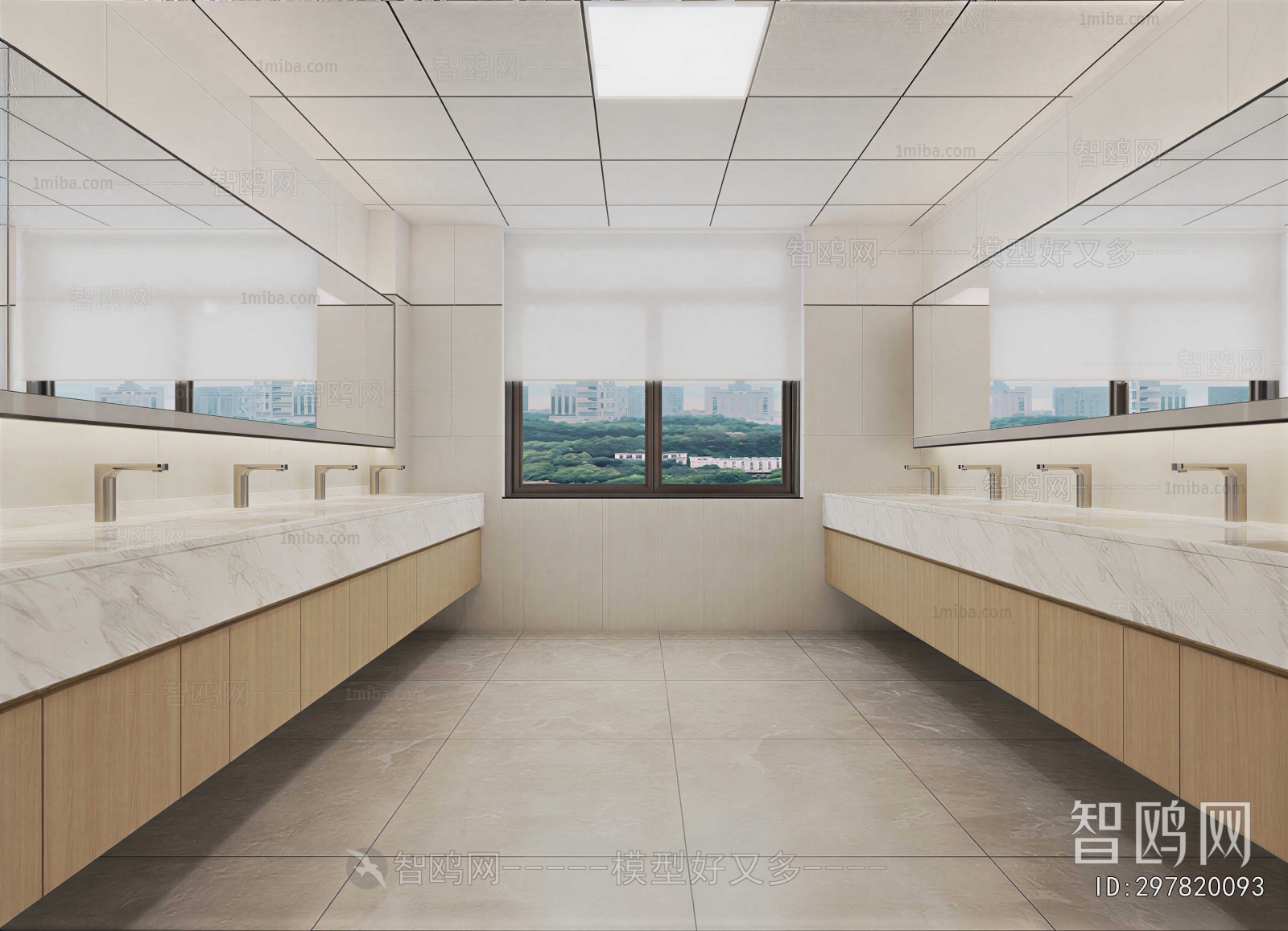 Modern Public Toilet