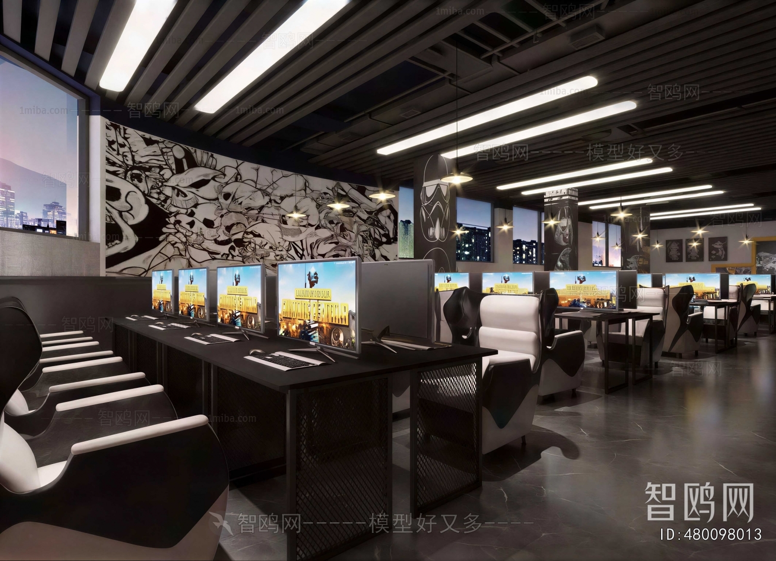 Modern Internet Cafe