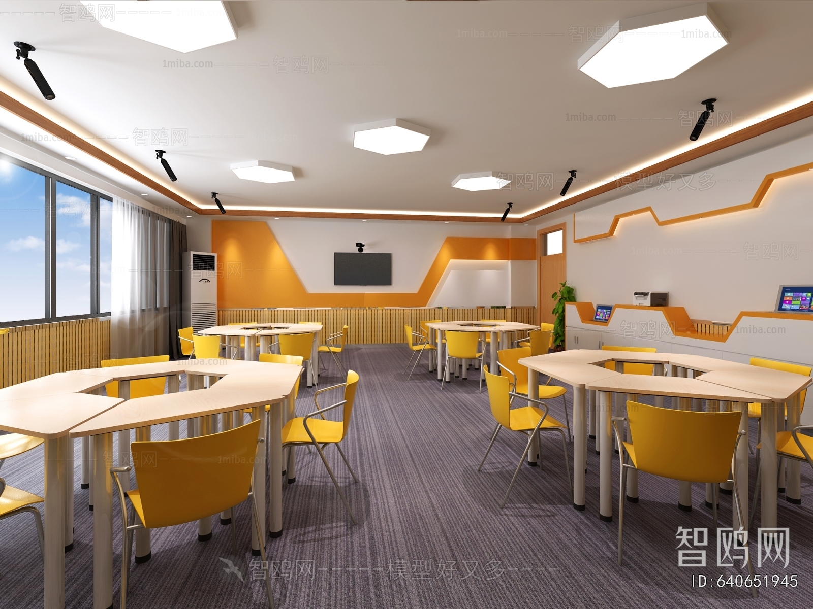 Modern School Classrooms