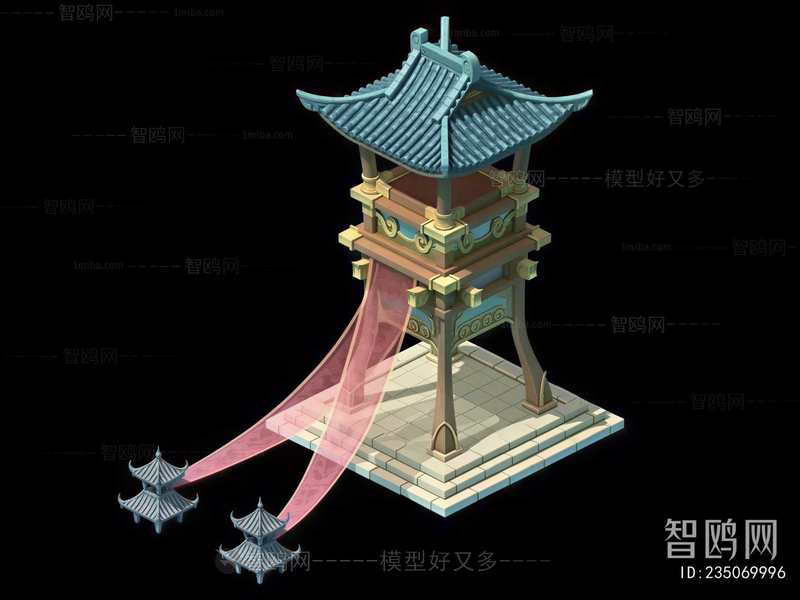 Chinese Style Ancient Architectural Buildings