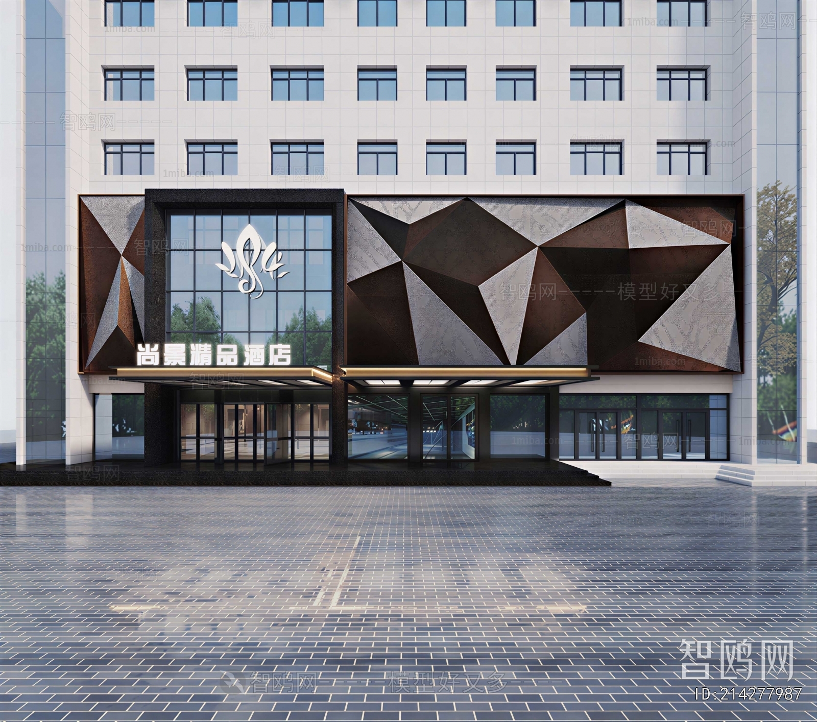 New Chinese Style Facade Element