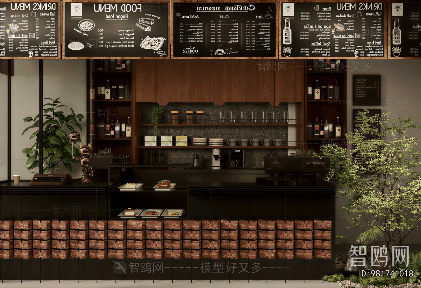 Modern Counter Bar
