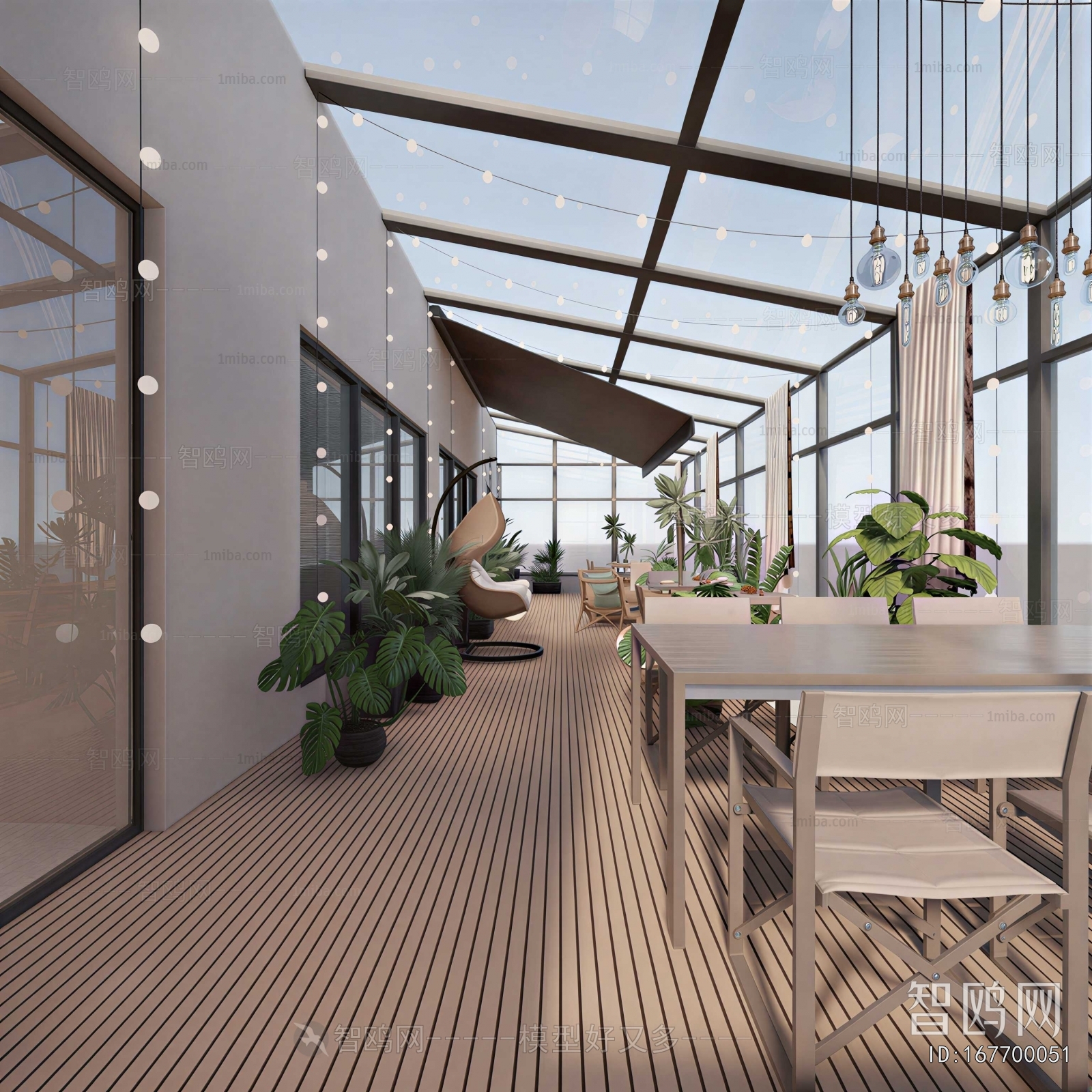 Modern Glass Sun Room