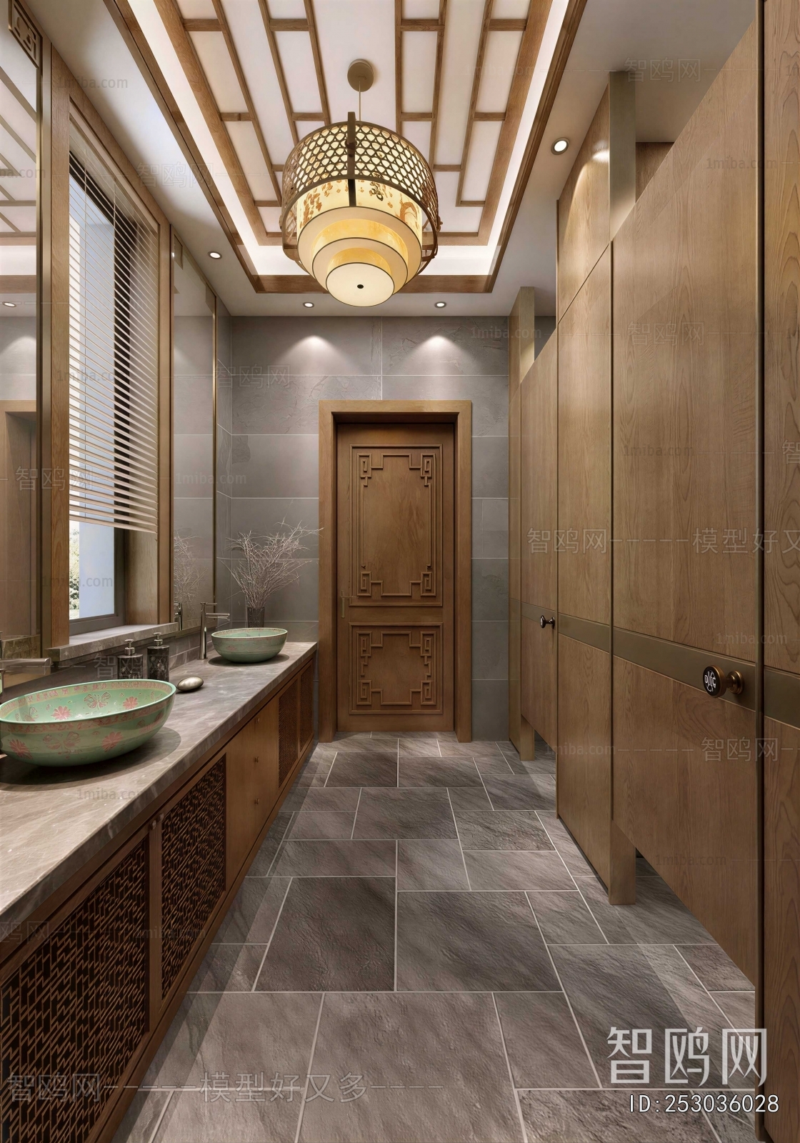 New Chinese Style Public Toilet