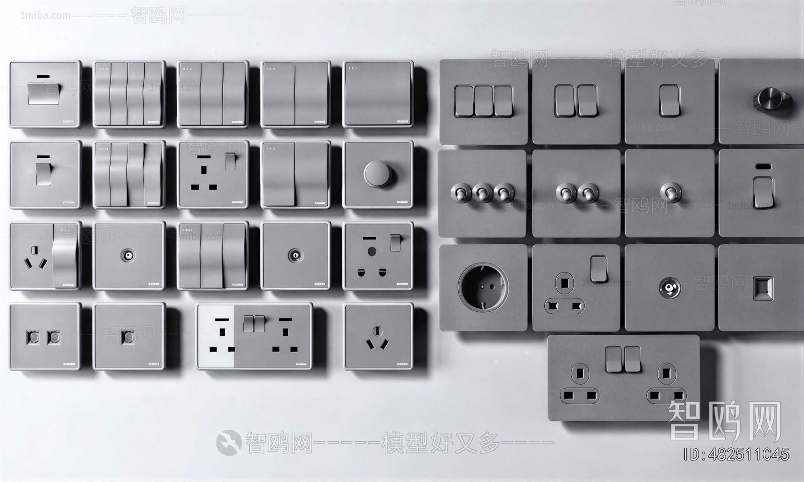 Modern Switch Socket Panel