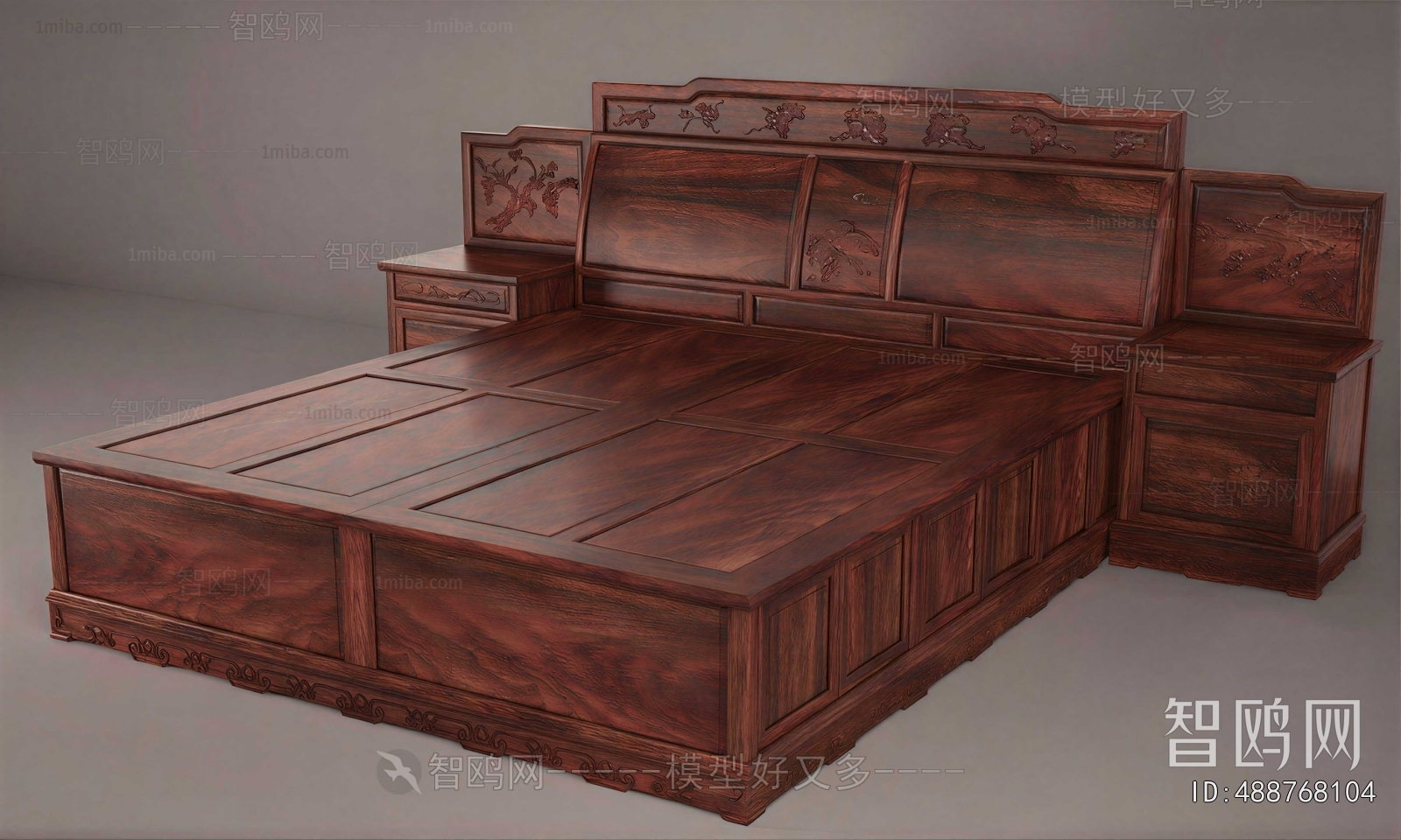 Chinese Style Double Bed