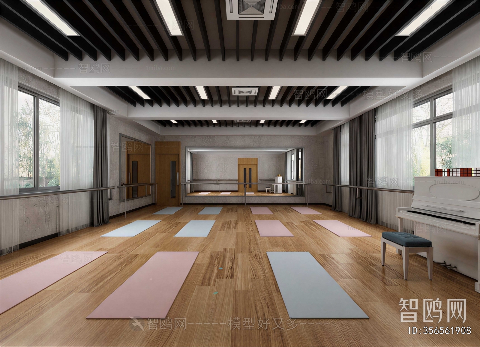 Modern Yoga Room